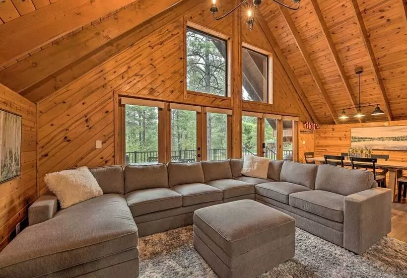 Pinetop Chalet Cabin ~ 1 Mi To Woodland Park