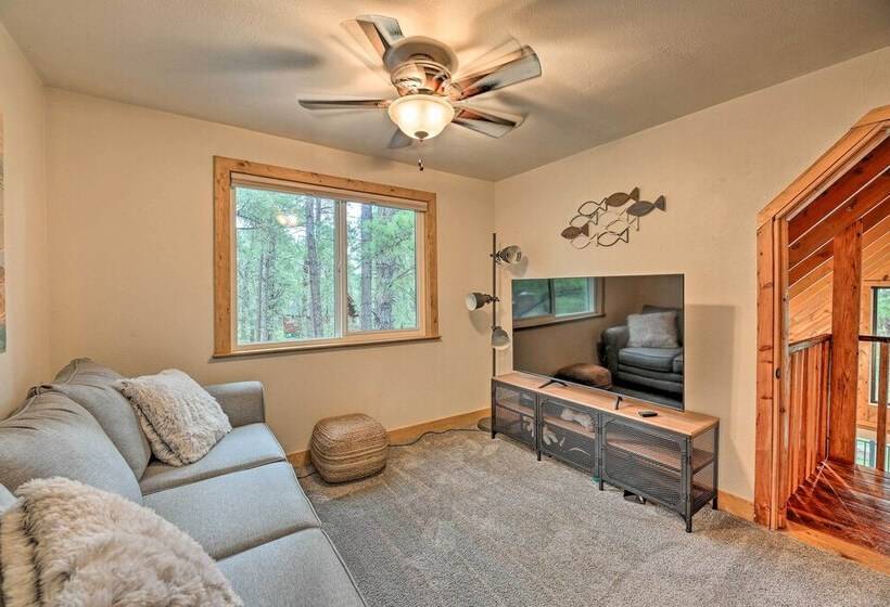 Pinetop Chalet Cabin ~ 1 Mi To Woodland Park