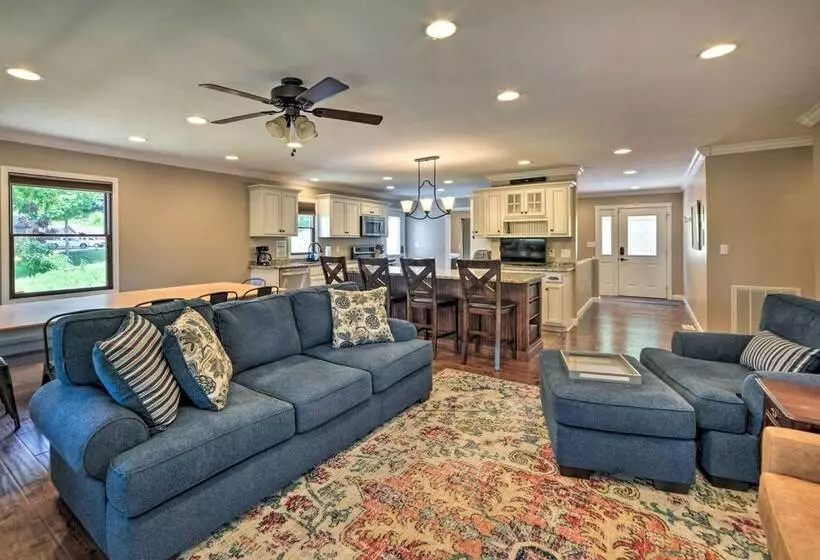 Lakefront  Rest Ashored  Home W/ Private Dock!