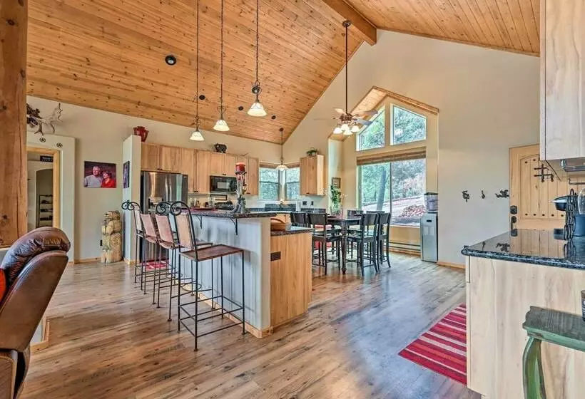 Fire Pit, Deck & Grill: Serene Prescott Cabin!