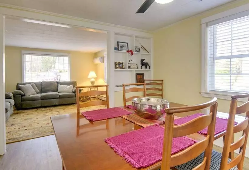 Family Friendly Bridgton Home, Steps To Lake!