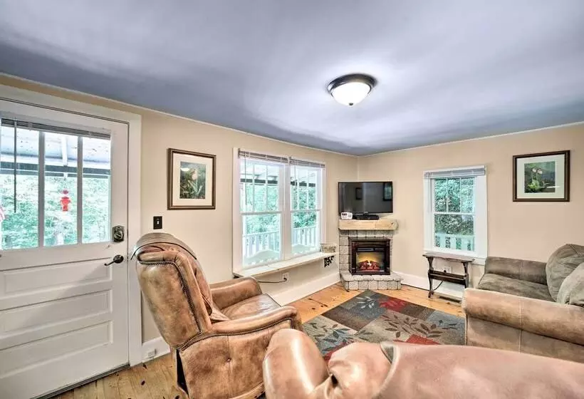 Bryson City Home W/ Private Fire Pit & Creek!