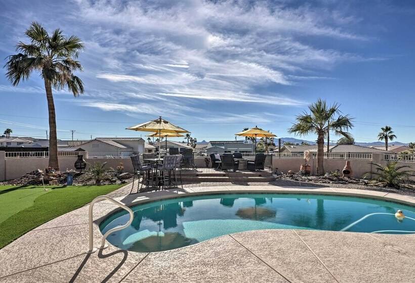 Gorgeous Desert Escape W/ Pool, Lake Havasu Views!