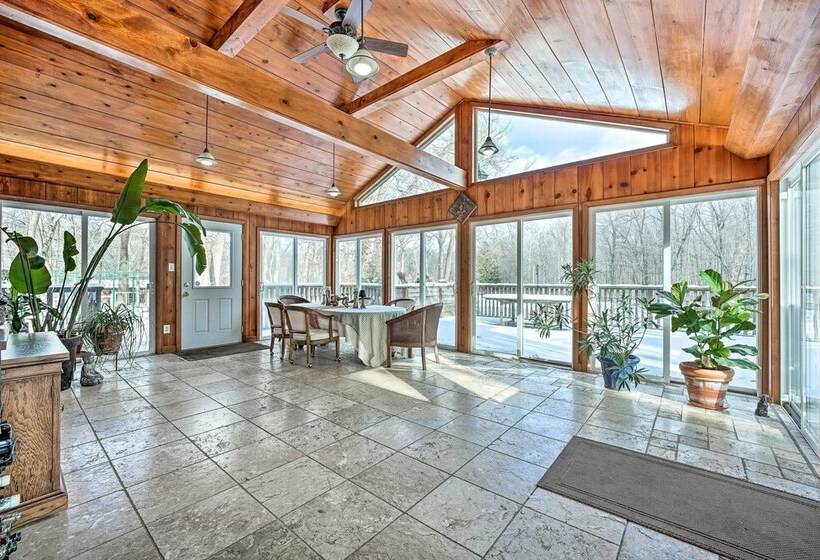 La Porte Cabin With Sauna, Decks & Fire Pit!