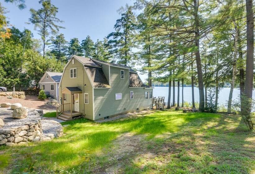 Lakefront Cabin W/ Panoramic Water View & Access