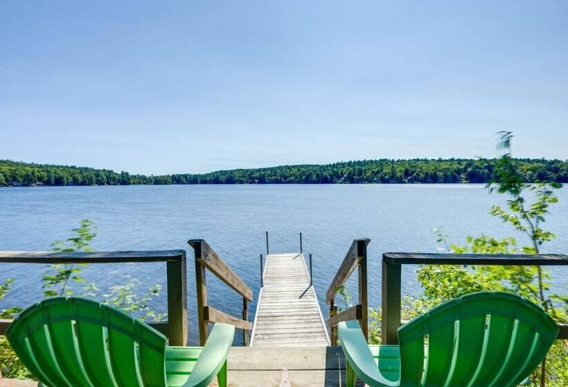 Lakefront Cabin W/ Panoramic Water View & Access