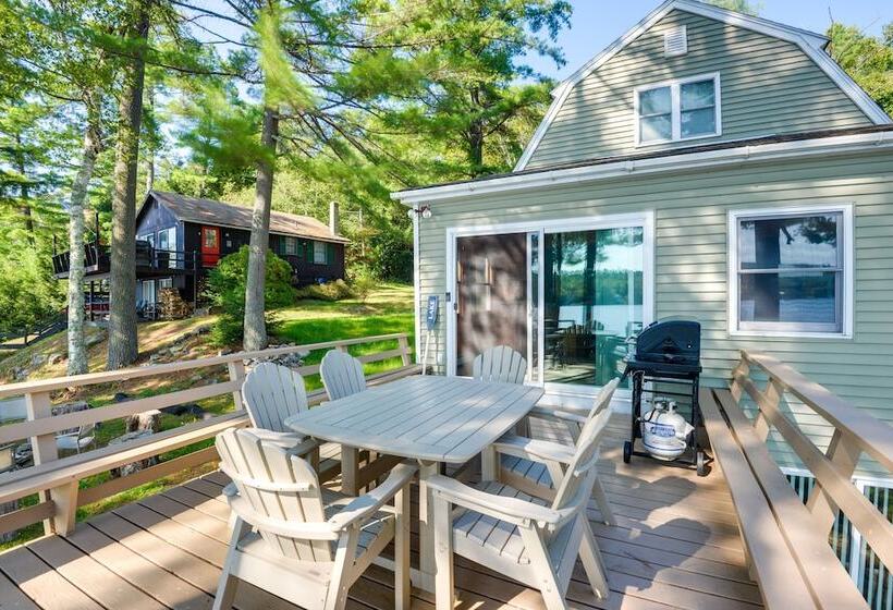 Lakefront Cabin W/ Panoramic Water View & Access