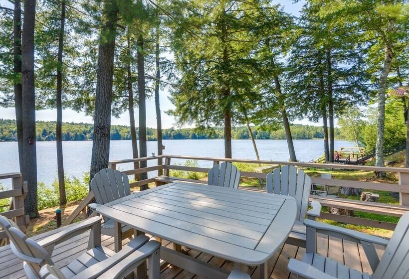 Lakefront Cabin W/ Panoramic Water View & Access