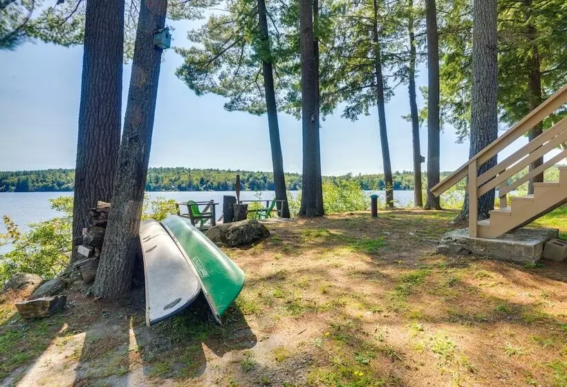 Lakefront Cabin W/ Panoramic Water View & Access