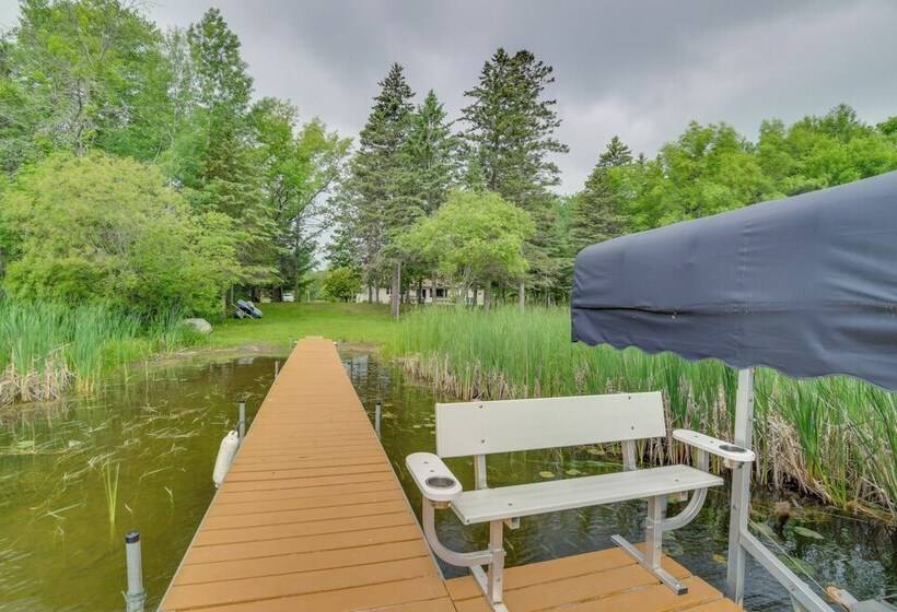 Lakefront Park Rapids Escape: Dock, Fire Pit!