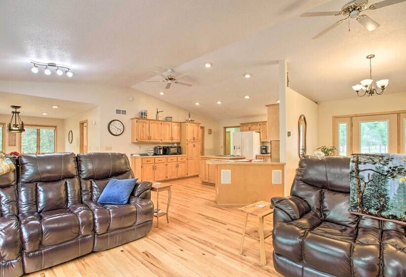 Lakefront Park Rapids Escape: Dock, Fire Pit!