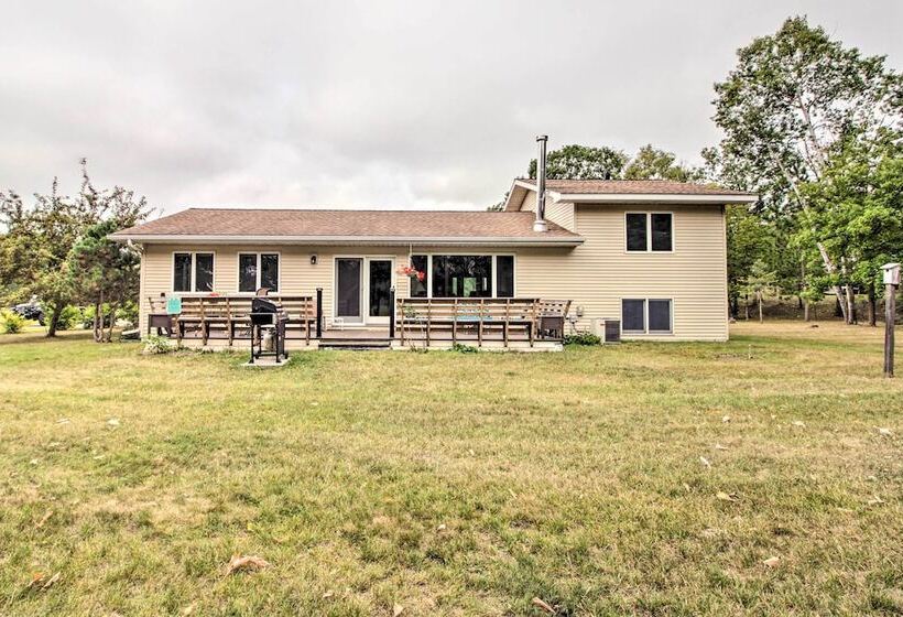 Lakefront Park Rapids Escape: Dock, Fire Pit!