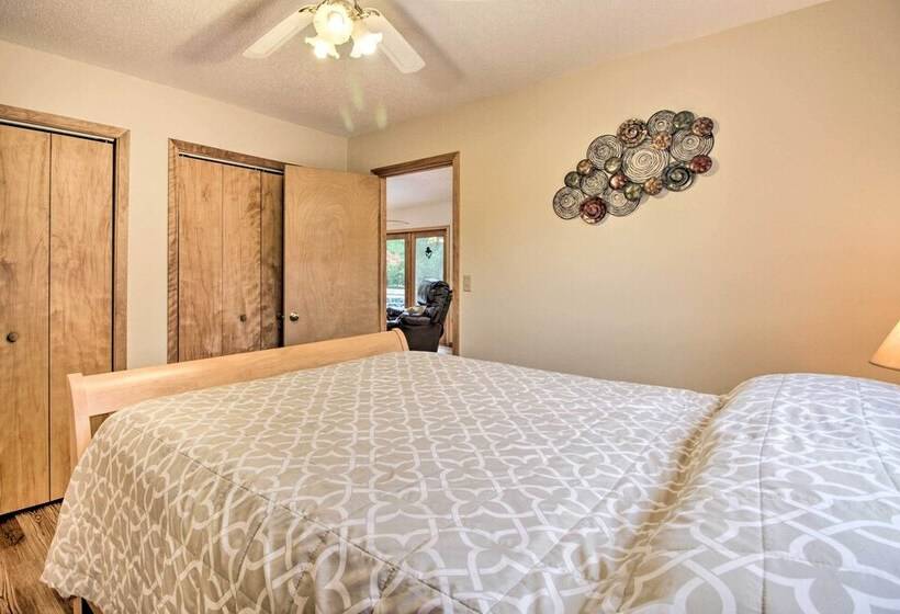 Lakefront Park Rapids Escape: Dock, Fire Pit!