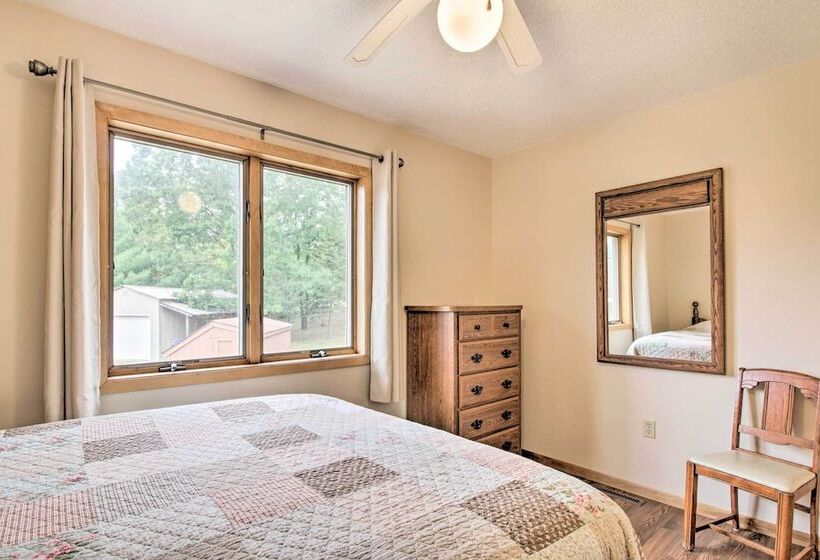 Lakefront Park Rapids Escape: Dock, Fire Pit!