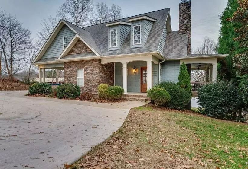 Waterfront Sherrills Ford Home W/ Pool & Boat Dock