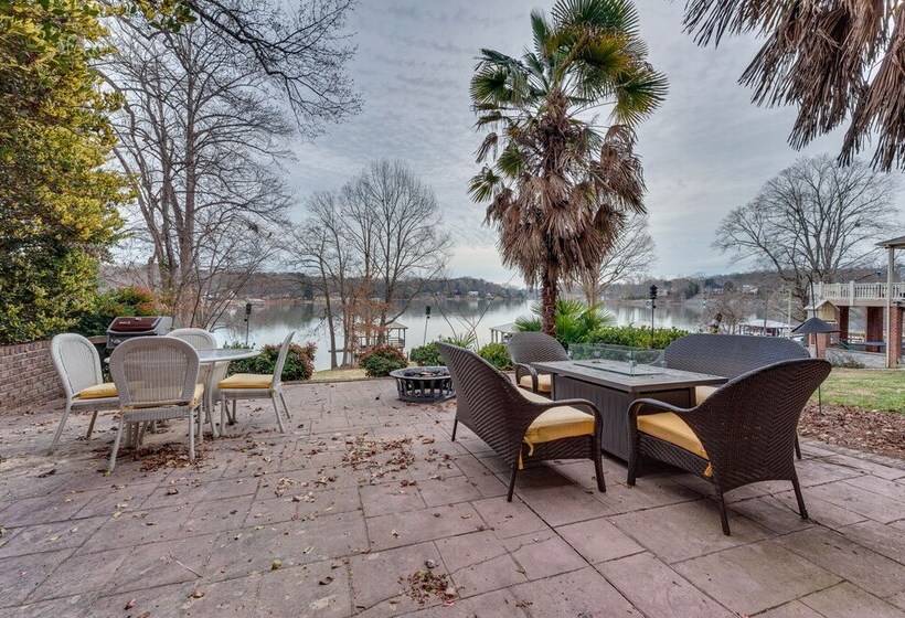 Waterfront Sherrills Ford Home W/ Pool & Boat Dock