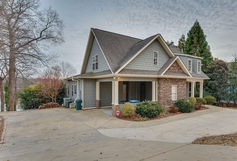 Waterfront Sherrills Ford Home W/ Pool & Boat Dock