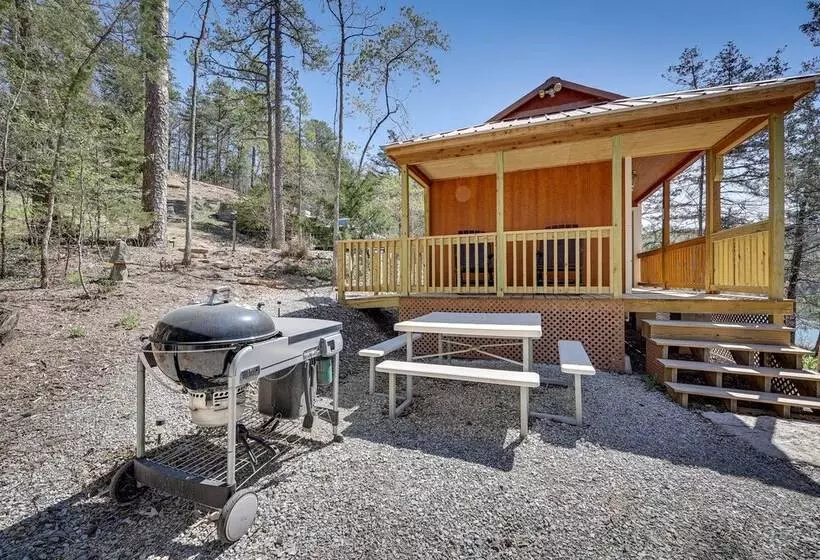 Cliffside Eureka Springs Cabin W/ Beaver Lake View