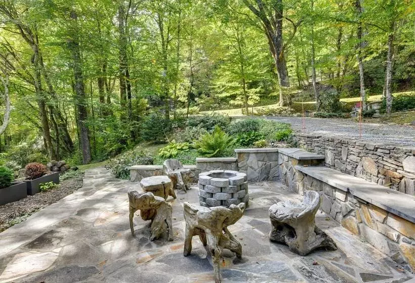 Luxe Blue Ridge Mountain Retreat W/ Sauna + Creek!
