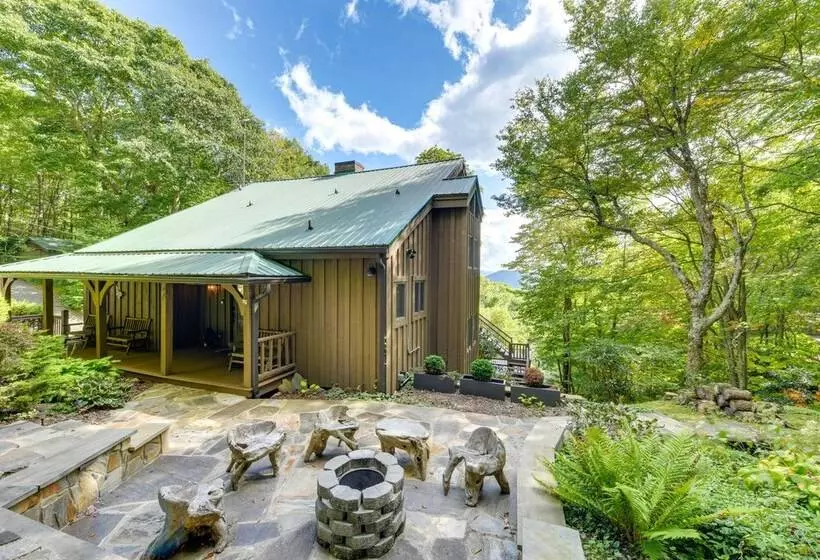 Luxe Blue Ridge Mountain Retreat W/ Sauna + Creek!