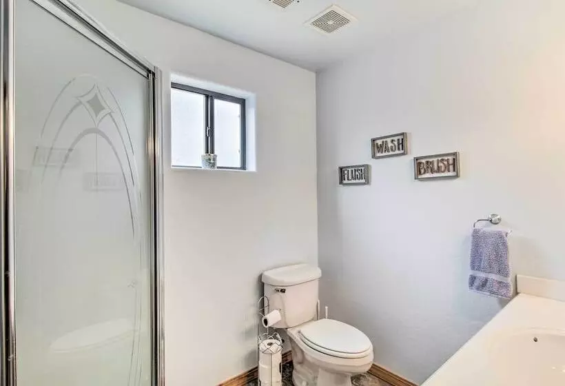 Fire Pit, Fenced Yard: Overgaard Cabin Near Hiking