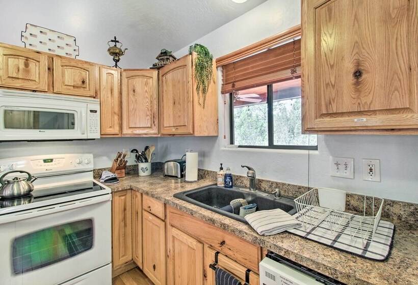 Fire Pit, Fenced Yard: Overgaard Cabin Near Hiking