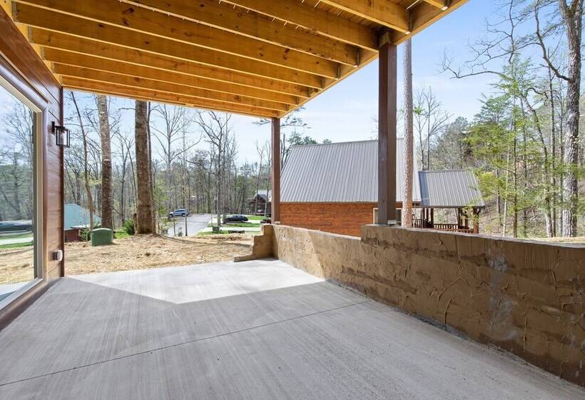 Smoky Poolside Chalet