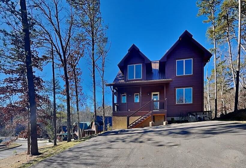 Smoky Poolside Chalet