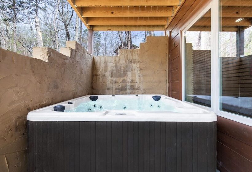 Smoky Poolside Chalet