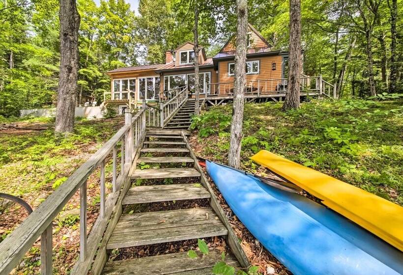 Beautiful Embden Pond Cabin W/ Dock & Kayaks!