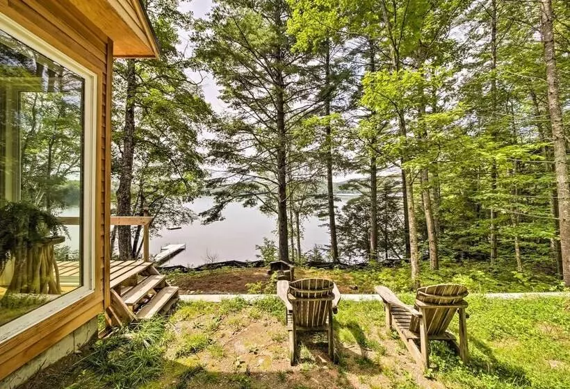 Beautiful Embden Pond Cabin W/ Dock & Kayaks!