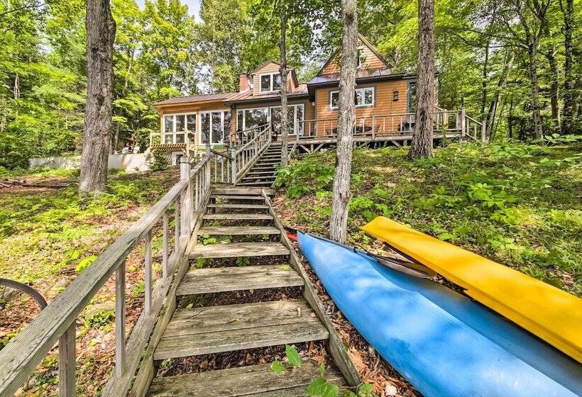 Beautiful Embden Pond Cabin W/ Dock & Kayaks!
