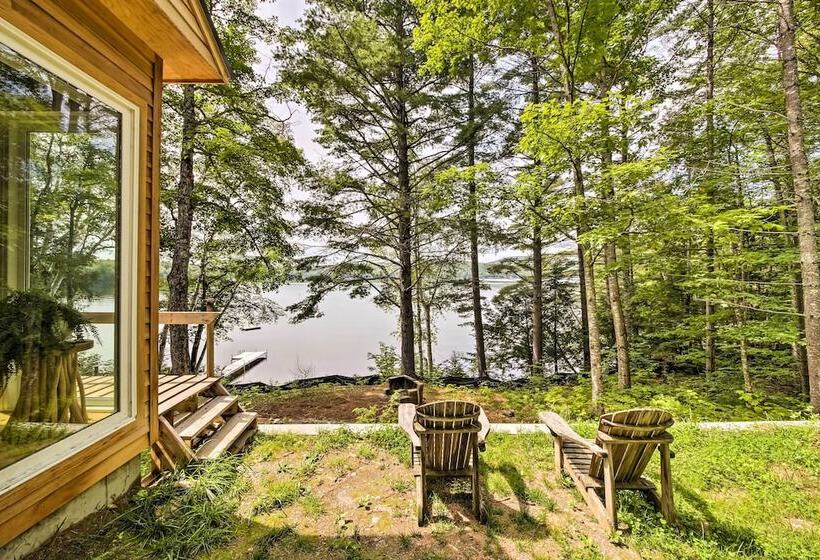 Beautiful Embden Pond Cabin W/ Dock & Kayaks!