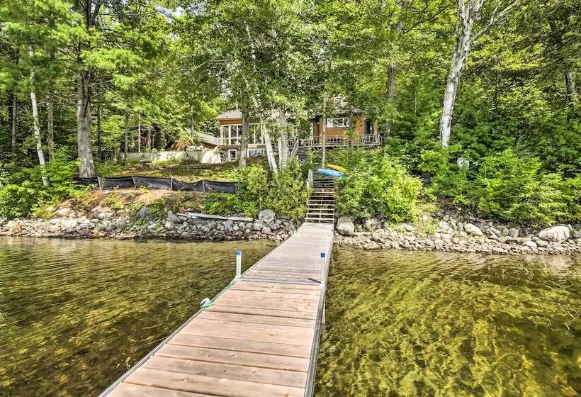 Beautiful Embden Pond Cabin W/ Dock & Kayaks!