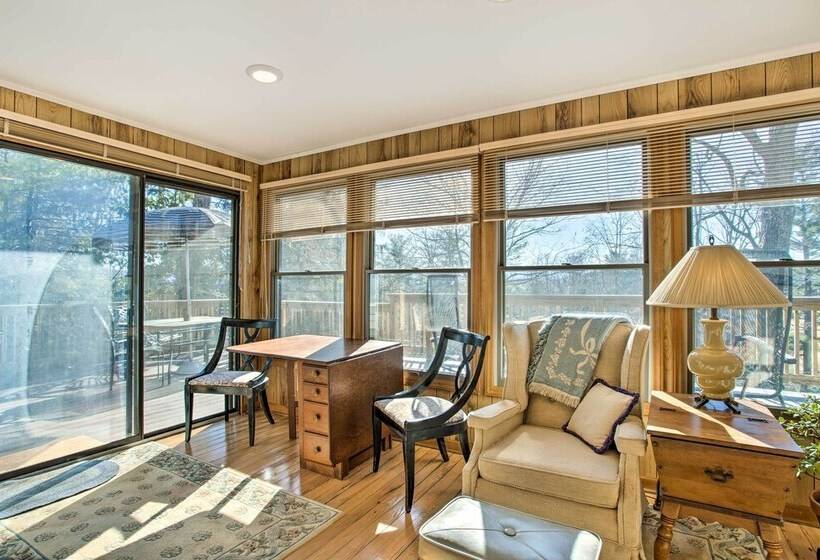 Dog Friendly Hendersonville Cabin: Deck & Views