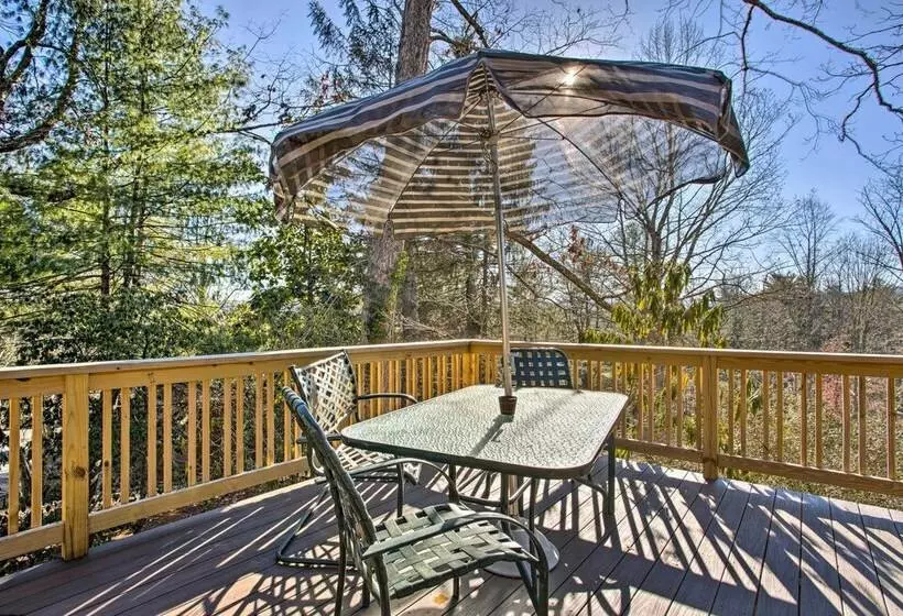 Dog Friendly Hendersonville Cabin: Deck & Views