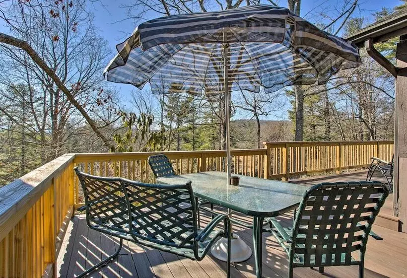 Dog Friendly Hendersonville Cabin: Deck & Views