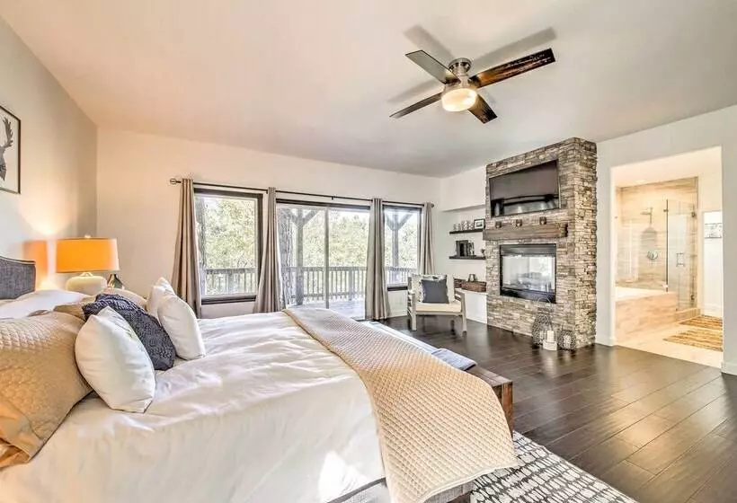 Lake Arrowhead Home W/views   3 Mi To Village
