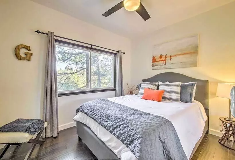 Lake Arrowhead Home W/views   3 Mi To Village