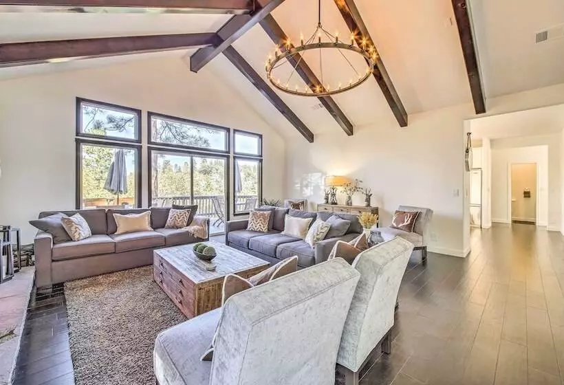 Lake Arrowhead Home W/views   3 Mi To Village