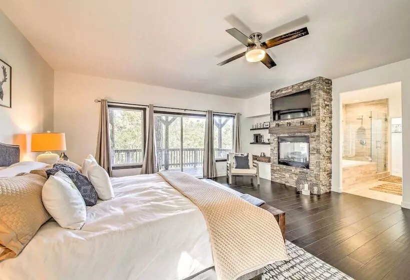 Lake Arrowhead Home W/views   3 Mi To Village