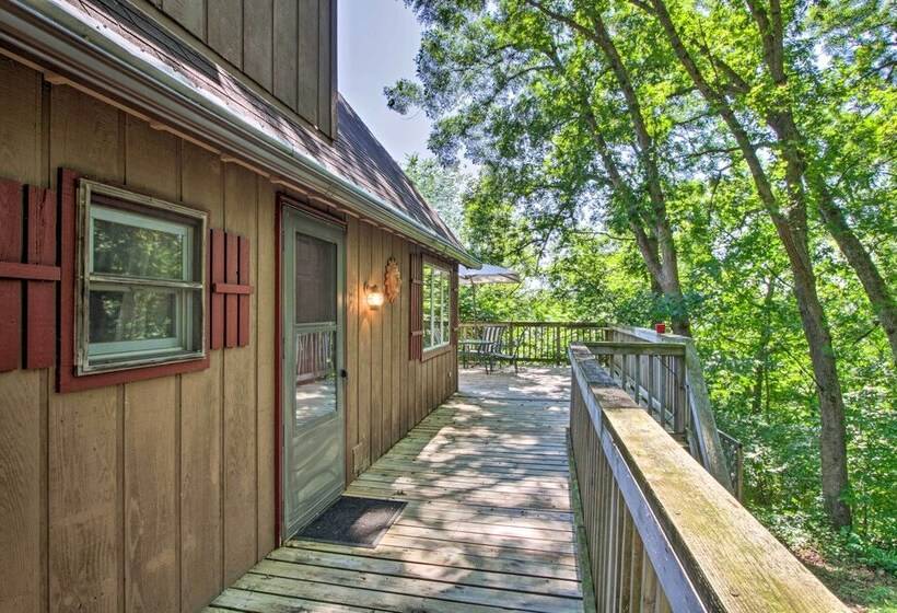 Secluded A Frame Hideaway W/ Wraparound Deck!