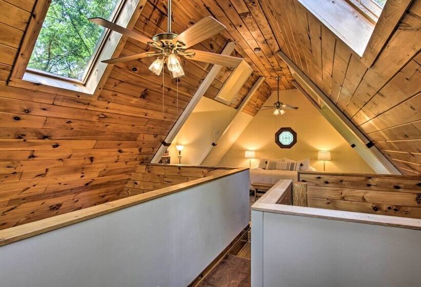 Secluded A Frame Hideaway W/ Wraparound Deck!