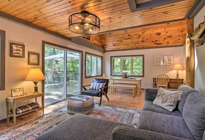 Secluded A Frame Hideaway W/ Wraparound Deck!