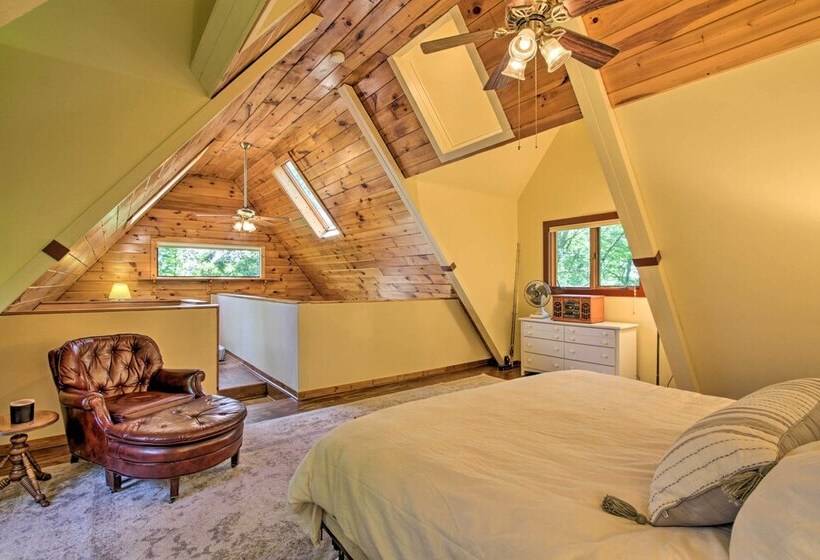 Secluded A Frame Hideaway W/ Wraparound Deck!