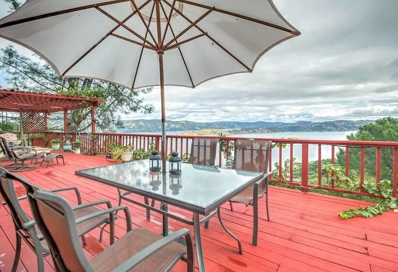 Spacious Kelseyville Home W/ Large Lakefront Deck!