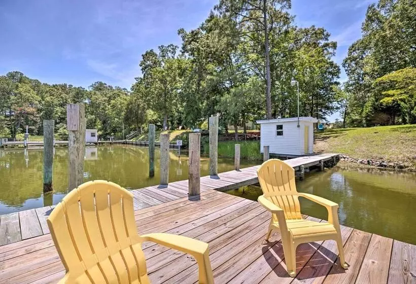 Waterfront Reedville Home W/ Private Dock!