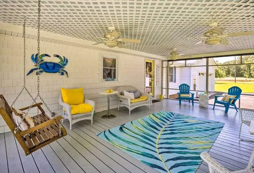 Waterfront Reedville Home W/ Private Dock!