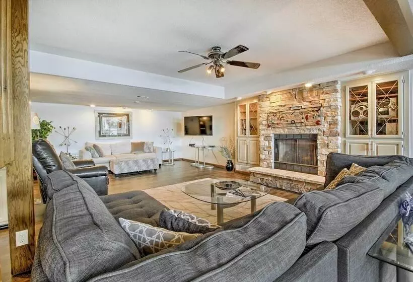 Private Fire Pit & Dock: Lakefront Missouri Home