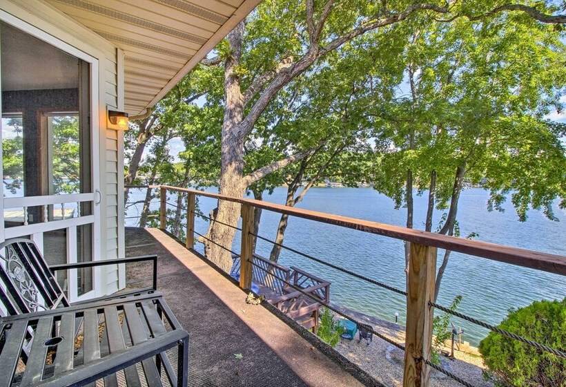 Private Fire Pit & Dock: Lakefront Missouri Home
